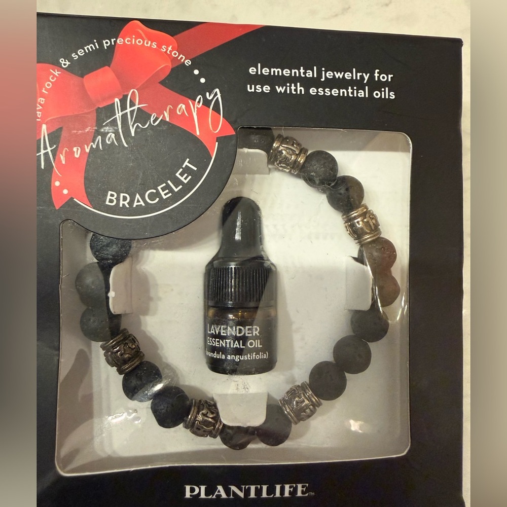 Plantlife Lavastone Aromatherapy Bracelet NWT